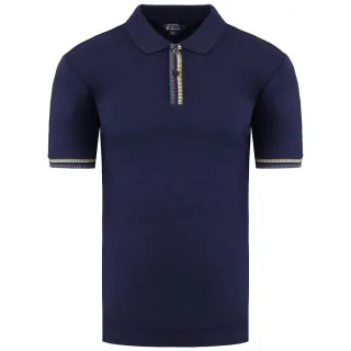 Ben Sherman Placket Interesse Herren Navy Polo Shirt