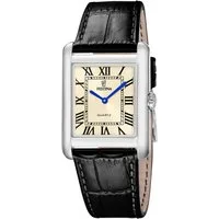 Festina Quarzuhr On the Square F20771_2, Armbanduhr, Damenuhr, Herrenuhr, Lederarmband, analog