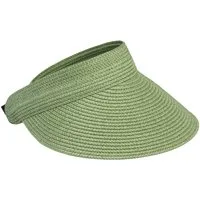 Caspar Strohhut HT027 verstellbare leichte Damen Sommer Schirmmütze Sonnenvisor