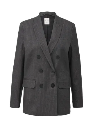 qs - Indoor-Blazer grau - Gr. - 34