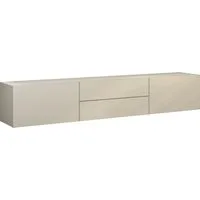 borchardt Möbel Lowboard Sophia, TV-Schrank Breite 200 cm, Breite 200 cm mit 2 Klappen und 2 Schubkästen, stehend und hängend