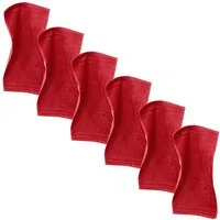Erwin Müller Gästehandtuch Gästetuch "Heidelberg" 6er-Pack, Frottier, Walk-Frottier Uni