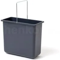 Hailo Einbaumülleimer 12 Liter Ersatzeimer grau