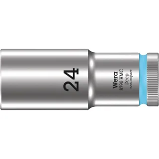 Wera 8790 HMC Deep Steckschlüsseleinsatz mit 1/2"-Antrieb Cyan - 05004563001