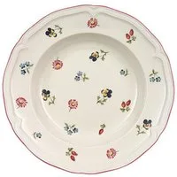 Villeroy & Boch Suppenteller Suppenteller 23 cm Petite Fleur, Suppenteller, Pastateller, tiefer Teller, Ø23cm, Premium Porcelain