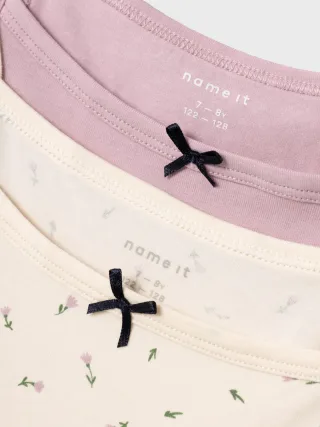 NAME IT - NKFSTRAP TOP 2P BUTTERCREAM FLORAL NOOS Buttercream - Gr. - 164