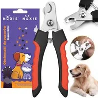 NUXIE Dog Krallenschneider Edelstahl Nagelschneider für Hunde und Katzen mit Schloss, (Ideal für präzise Haustier-Nagelpfelge zu Hause, 1-tlg., Hundeschere, Katzenschere, Nagelknipser), Sicherheitsverschluss für sichere Haustier-Nagelpflege.
