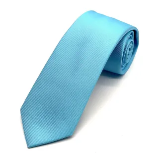 seidenfalter - Krawatte Uni 6,0-6,5cm aqua - Gr. - OS