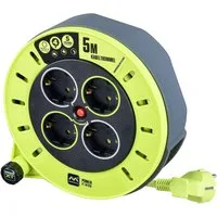masterplug Masterplug ProXT Kabelbox 4-fach Cassette S 5 Meter Kabeltrommel