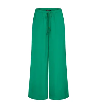 Triumph - Summer Satin Trousers palm green - Gr. - 42