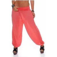 malito more than fashion Haremshose malito Damen Pumphose in Uni Farben, Haremshose zum Tanzen, Aladinho Sommer Haremshose Einheitsgröße