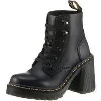 DR. MARTENS Jesy Schnürboots, Blockabsatz, Stiefelette mit modischen Metall Eyelets