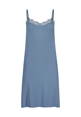 SKINY - Skiny Damen Spaghettisleepshirt Night In Mix & Match faded denimblue - Gr. - 38