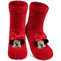 United Labels® Haussocken Disney Minnie Mouse Hüttensocken Sherpa Haussocken Kuschelsocken