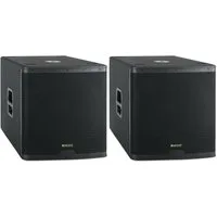 Pronomic C-118SA Aktiv Subwoofer (800 W, 1600 Watt Peak / 800 Watt RMS - 18" Lautsprecher mit 3" Schwingspule)