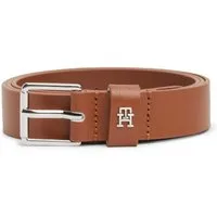 Tommy Hilfiger Ledergürtel SQUARE 2.5 cm breit SILVER Größenverstellbar durch Schnalle