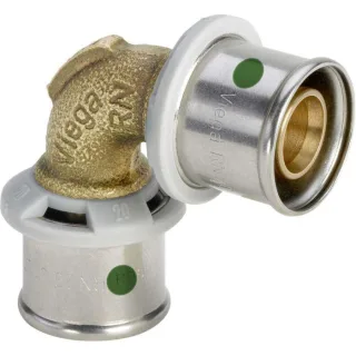 Viega Sanfix-P Winkelkupplung 566241 50 mm, 90Grad, mit SC-Contur, Rotguss