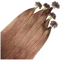 hair2heart Echthaar-Extension Premium Remy Bonding Extensions #8/1 Hellblond Asch 40cm