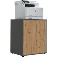 moebel-dich-auf Aktenschrank Druckerkommode TABOR (ideal für Drucker, 2-türig) 74 cm hoch, Ablagefläche: 54 x 50 cm