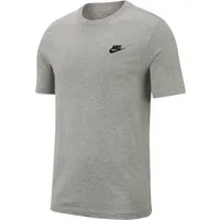Nike Kurzarmshirt M NSW CLUB TEE DK GREY HEATHER/BLACK