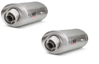 Sport Auspuff MIVV Oval Edelstahl Yamaha FZ6 / FZ6 Fazer Bj. 2004-2011 eintragungsfrei +ABE