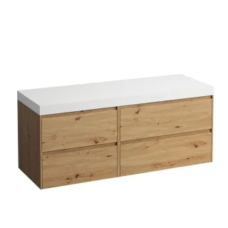 Laufen Waschtischunterschrank und Waschtisch-Platte LANI 495x1370x580 H4045811122671