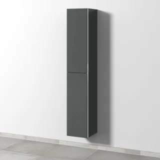 Sanipa 3way Hochschrank mit 2 Türen, Anthrazit-Matt BR09022