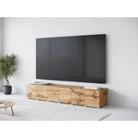OTTO home Lowboard Denver Erlebe die Weltmeisterschaft im XXL-Format (1 St), Elegantes TV-Möbel 220 cm, speziell für bis zu 98-Zoll Fernseher