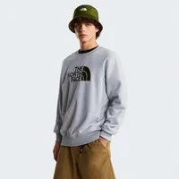 The North Face Kapuzensweatshirt M DREW PEAK REGULAR CREW sportlicher Stil, aus Baumwolle und Polyester