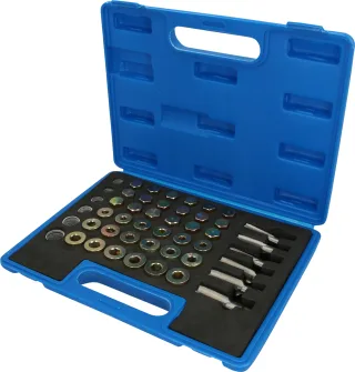 Brilliant Tools Reparatursatz für Öl-Ablassschrauben-Gewinde, 114-tlg - BT711300