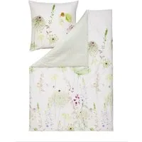Estella Bettwäsche Estella Mako-Satin Bettwäsche 135x200 Meadow Blumenwiese Sommer 4704-5, Mako-Satin, 2 teilig