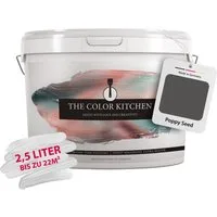 A.S. Création Wand- und Deckenfarbe Seidenmatt Innenfarbe THE COLOR KITCHEN, für Wohnzimmer Schlafzimmer Flur Küche, versch. Grautöne