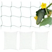 relaxdays Rankhilfe Ranknetz 200 x 350 cm 4er Set, 4 St., 4er Set