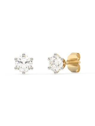 Diam Addict Ohrring 585 Gelbgold mit im Labor gezüchtetem Diamanten