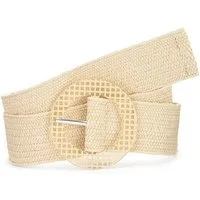 LASCANA Taillengürtel Stretchgürtel, Bauchgürtel, Gürtel für Kleid & Overall, Sommergürtel in moderner Bast-Optik mit Shaping-Effekt dank elastischem Material