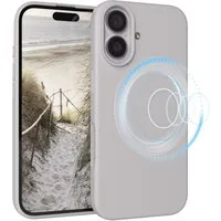 EAZY CASE Handyhülle für Apple iPhone 17 Hülle Silikon 6,3 Zoll, Schutzhülle Silikon MagSafe mit Kameraschutz Handyschutz Hellgrau