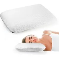 Esun Kopfkissen Orthopädische Ergonomisches Memory Foam Kissen, Nackenkissen, Kissen, Füllung: Rückstellschaum, Rückenschlafer, Bauchschlafer, Seitenschlafer, Set, Seitenschlafer, Rückenschlafer, Bauchschlafer, Set, Kissen, Kopfkissen, Kopfkissen für
