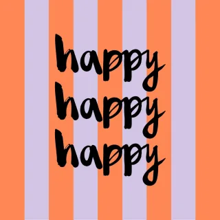 Servietten HAPPY