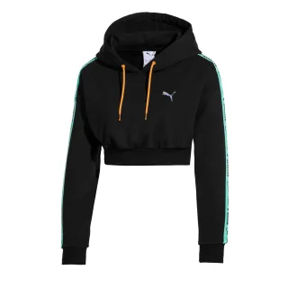Puma x Sue Tsai Cropped Damenhodie mit Gekleber Logo Jumper Black 578211 01