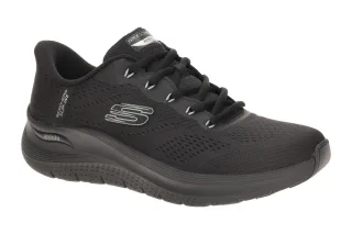 Skechers 232712 BBK ARCH FIT 2.0 - LESTUR Herren Sneakers schwarz luftig VEGAN