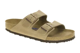 Birkenstock 552811 Arizona BS Herren Pantolette Braun Tabacco Fu?bett Soft.fi...