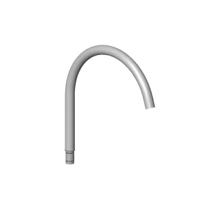 Dornbracht Auslauf für Wanne Stand Ersatzteile 90282232701 304 mm, 25,2 l/min. Schwarz matt 90282232701-33