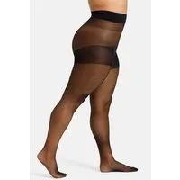 Camano Feinstrumpfhose fine curvy 20 DEN Curvy-Tights, extra breiter Bund, Matt-Look
