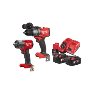 Milwaukee M18 FUEL Akku-Werkzeug-Set M18FPP2FH-502X Grün L - 4933499414