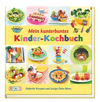 Mein kunterbuntes Kinder-Kochbuch: Einfache Rezepte und lustige Deko-Ideen.