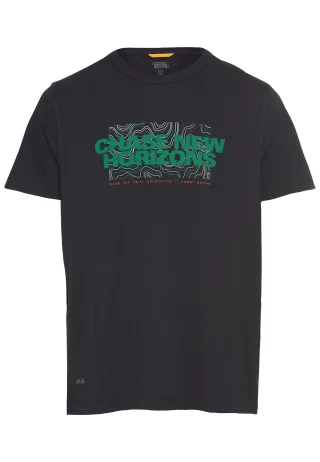 camel active - T-Shirt aus reiner Baumwolle dark navy - Gr. - L