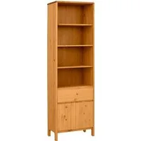 OTTO products Hochschrank Jorrick Breite 60 cm, Massivholz Kiefer mit Bio Öl/Wachs behandelt