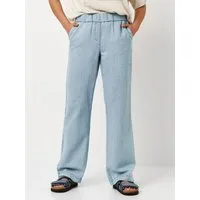 TONI Schlupfhose Pia Wide Sommerhose in sommerlicher Qualität mit Leinen