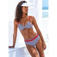 s.Oliver Highwaist-Bikini-Hose Elain mit Gürtel und Zierring