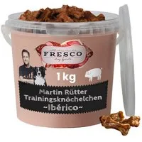 Fresco Dog Martin Rütter Trainingsknöchelchen Ibérico 1kg, gesunde Hunde Leckerli, Snack für: Hunde, Hypoallergen, getreidefrei & zuckerfrei